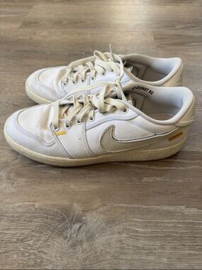 Union Jordan 1 lows canvas white